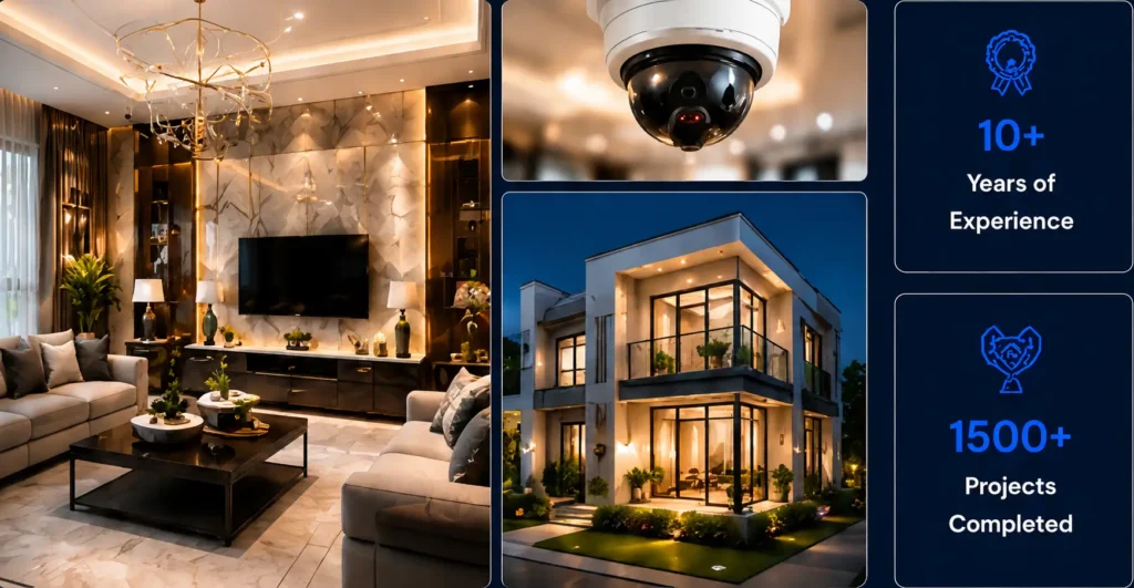 Interior Design & Smart CCTV Solution